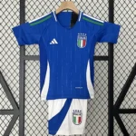 Kit Infantil Itália 1 Azul Camisa e Short 2024 / 2025