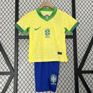 Kit Infantil Brasil 1 Camisa e Short 2024 / 2025