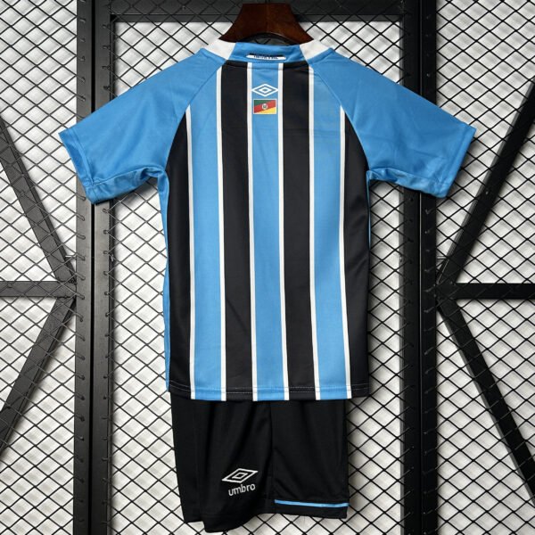 Kit Infantil Grêmio 1 Azul E Preto Camisa e Short 2025 / 2026 - Image 2