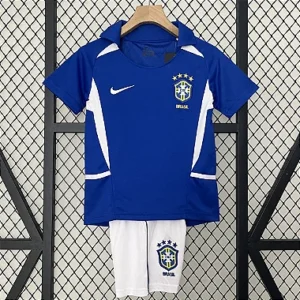 Kit Infantil Brasil 2 Retrô Camisa e Short 2002