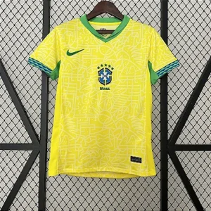 Camisa Feminina Brasil 1 Amarela 2024 / 2025