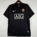 Camisa Manchester United Preta Retrô 2007 / 2008