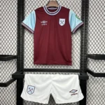 Kit Infantil West Ham 1 Camisa e Short  2024 / 2025