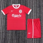 Kit Infantil Liverpool 1 Retrô Camisa e Short 1997 / 1998