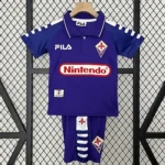 Kit Infantil Fiorentina 1 Retrô Camisa e Short 1998