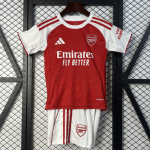 Kit Infantil Arsenal 1 Camisa e Short  2025 / 2026