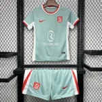 Kit Infantil Atlético de Madrid 2 Camisa e Short 2024 / 2025