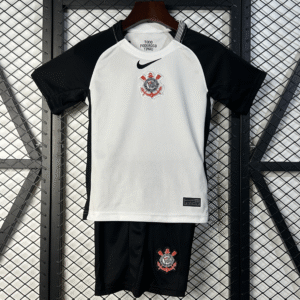Kit Infantil Corinthians 1 Camisa e Short  2025 / 2026