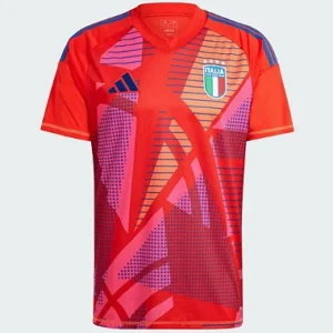 Camisa Itália Goleiro Vermelha Torcedor Masculina 2024 / 2025