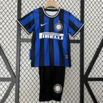 Kit Infantil Inter De Milão 1 Retrô Camisa e Short 2009 / 2010