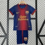 Kit Infantil Barcelona 1 Retrô Camisa e Short 2012 / 2013
