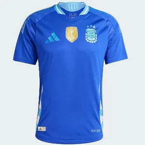 Camisa Argentina 2 Com Patch Campeão do Mundo 2024 / 2025
