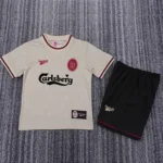 Kit Infantil Liverpool 2 Retrô Camisa e Short 1996 / 1997