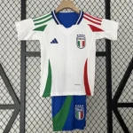 Kit Infantil Itália 2 Branco Camisa e Short 2024 / 2025