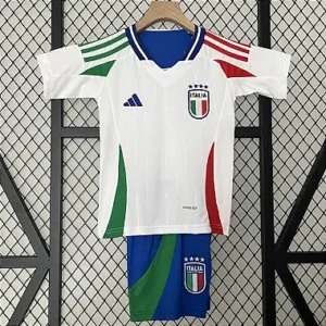 Kit Infantil Itália 2 Branco Camisa e Short 2024 / 2025