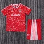 Kit Infantil Liverpool 1 Retrô Camisa e Short 1989 / 1991