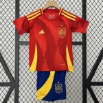 Kit Infantil Espanha 1 Camisa e Short 2024 / 2025