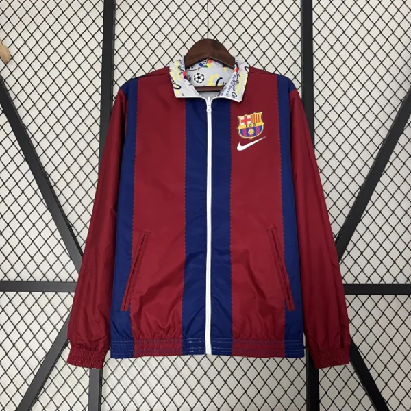 Jaqueta Corta Vento Barcelona 2024 Dupla Face Masculina - Nike