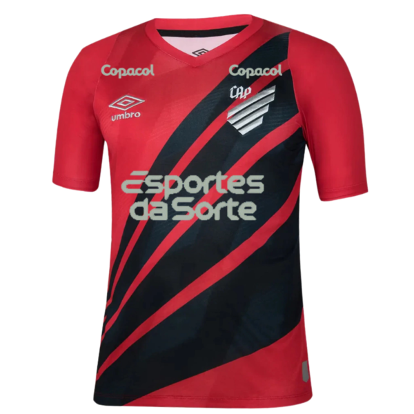 Camisa Athletico-PR 1 Com Todos Patrocínios Torcedor Masculina 2024 / 2025