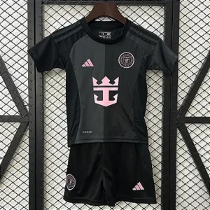 Kit Infantil Inter Miami 2 Preto Camisa e Short  2025 / 2026