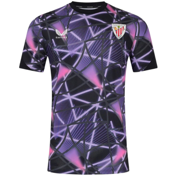 Camisa Athletic Bilbao Pré-Jogo Torcedor Masculina 2024 / 2025