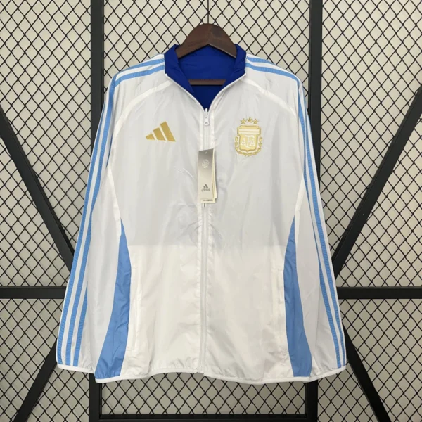 Jaqueta Corta Vento Argentina 2024 Dupla Face Masculina - Adidas - Imagem 2