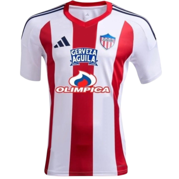 Camisa Junior Barranquilla 1 Torcedor Masculina 2025 / 2026