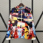 Jaqueta Corta Vento Japão Anime 2024 Dupla Face Masculina - Adidas