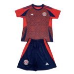 Kit Infantil Costa Rica 1 Camisa e Short  2024 / 2025