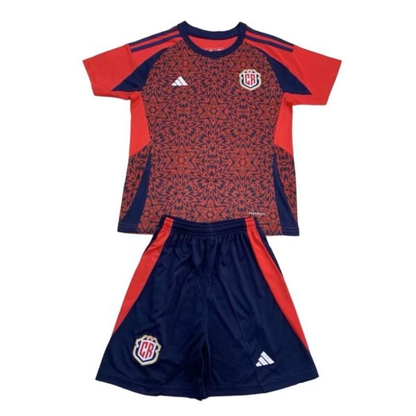 Kit Infantil Costa Rica 1 Camisa e Short  2024 / 2025