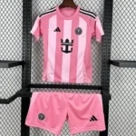 Kit Infantil Inter Miami 1 Rosa Camisa e Short  2025 / 2026