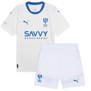Kit Infantil Al-Hilal 2 Camisa e Short 2024 / 2025