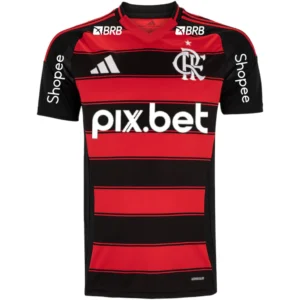 Camisa Flamengo 1 Com Todos Patrocínios Torcedor Masculina 2025 / 2026