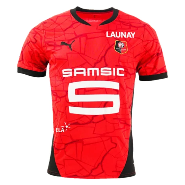 Camisa  Stade Rennais 1 Torcedor Masculina 2024 / 2025