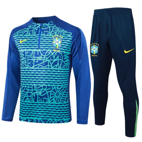 Kit Conjunto Treino Brasil Jaqueta + Calça 2024 / 2025 - Masculino - Nike
