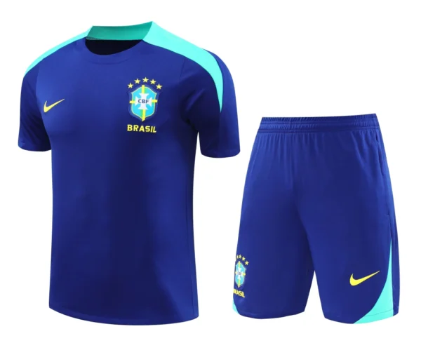 Kit Conjunto Treino Brasil Camisa + Short 2024 / 2025 - Masculino - Nike