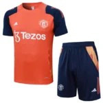 Kit Conjunto Treino Manchester United Camisa + Short 2024 / 2025 - Masculino - Adidas