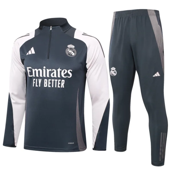 Kit Conjunto Treino Real Madrid Jaqueta + Calça 2024 / 2025 - Masculino - Adidas