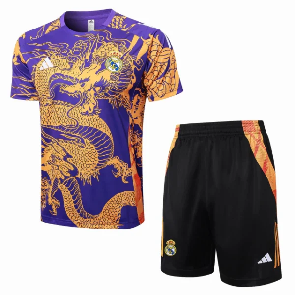 Kit Conjunto Treino Real Madrid Camisa + Short 2024 / 2025 - Masculino - Adidas