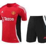 Kit Conjunto Treino Manchester United Camisa + Short 2024 / 2025 - Masculino - Adidas