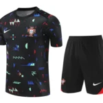 Kit Conjunto Treino Portugal Camisa + Short 2024 / 2025 - Masculino - Nike