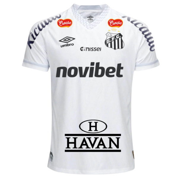 Camisa Santos 1 Com Todos Patrocínios Torcedor Masculina 2025 / 2026