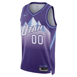 Regata NBA Utah Jazz City Edition 2024 / 2025 Swingman Jersey Roxo Clarkson 00