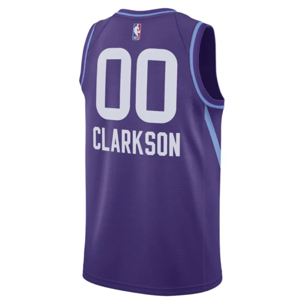 Regata NBA Utah Jazz City Edition 2024 / 2025 Swingman Jersey Roxo Clarkson 00 - Imagem 2