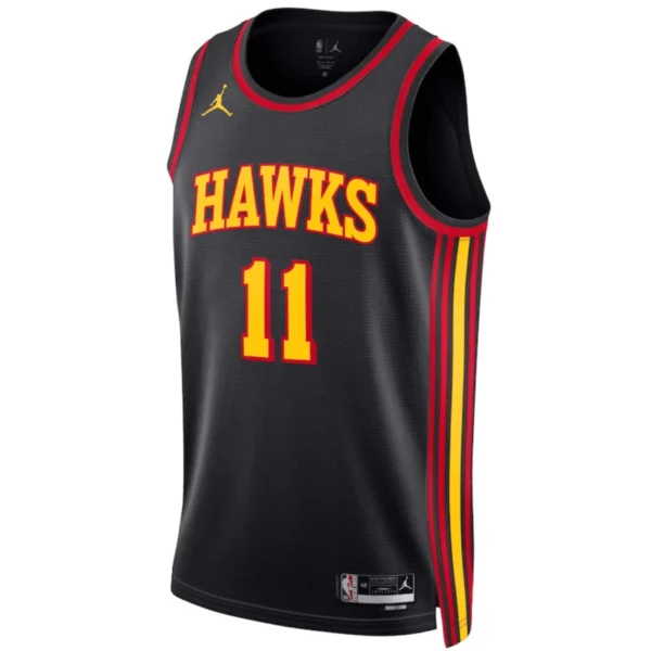 Regata NBA Atlanta Hawks City Edition Swingman Jersey Preta Trae Young 11