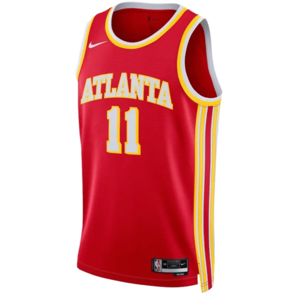 Regata NBA Atlanta Hawks City Edition Swingman Jersey Vermelha Trae Young 11