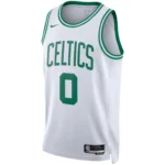 Regata NBA Boston Celtics City Edition Swingman Jersey Branca Tatum 0