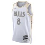 Regata NBA Chicago Bulls City Edition 2024 / 2025 Swingman Jersey Branca Lavine 8