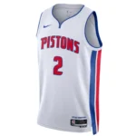 Regata NBA Detroit Pistons Edition Swingman Jersey Branca Cunningham 2