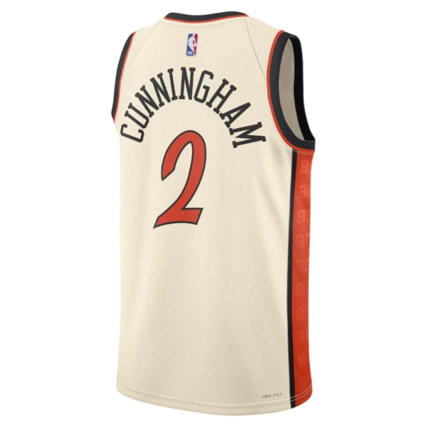 Regata NBA Detroit Pistons City Edition 2024 / 2025 Swingman Jersey Beje Cunningham 2 - Image 2